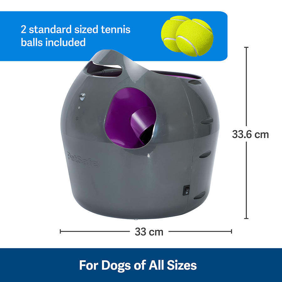 PetSafe Automatic Ball Launcher – Dog Tennis Ball Thrower with Adjustable Distance for Outdoor & Indoor Play