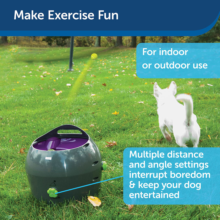 PetSafe Automatic Ball Launcher – Dog Tennis Ball Thrower with Adjustable Distance for Outdoor & Indoor Play