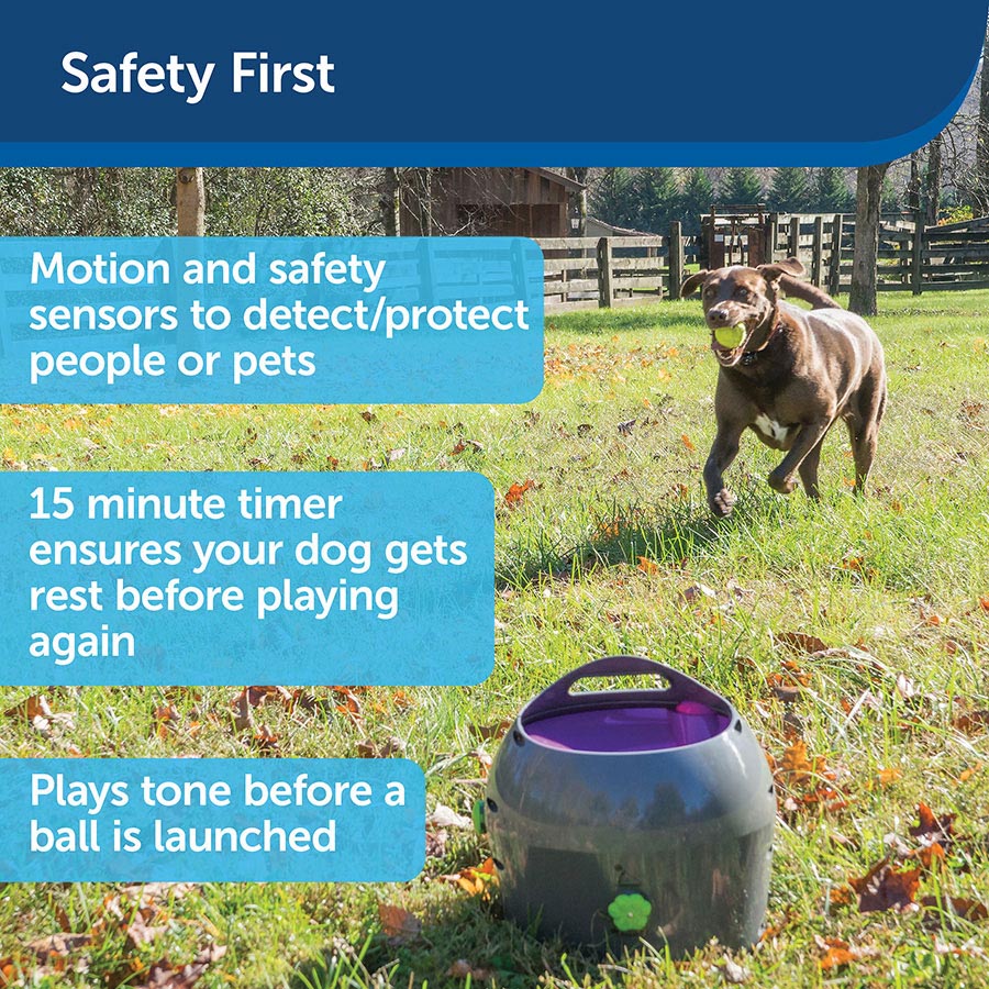 PetSafe Automatic Ball Launcher – Dog Tennis Ball Thrower with Adjustable Distance for Outdoor & Indoor Play